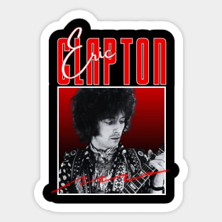 Eric clapton///original retro Sticker